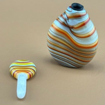 Hand blown Murano Oil Container: - 1 of 1 original Murano. Italy Hand Blown Oil Bottle