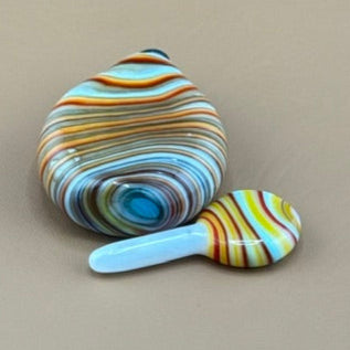 Hand blown Murano Oil Container: - 1 of 1 original Murano. Italy Hand Blown Oil Bottle