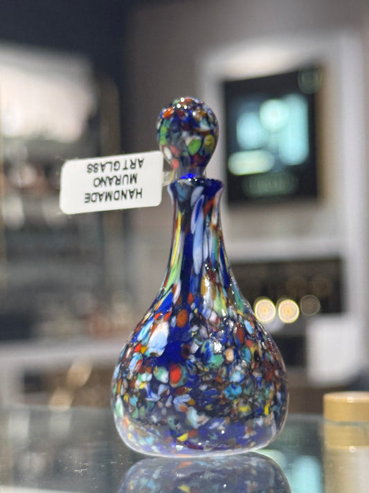 Hand blown Murano Oil Container: - 1 of 1 original Murano. Italy Hand Blown Oil Bottle