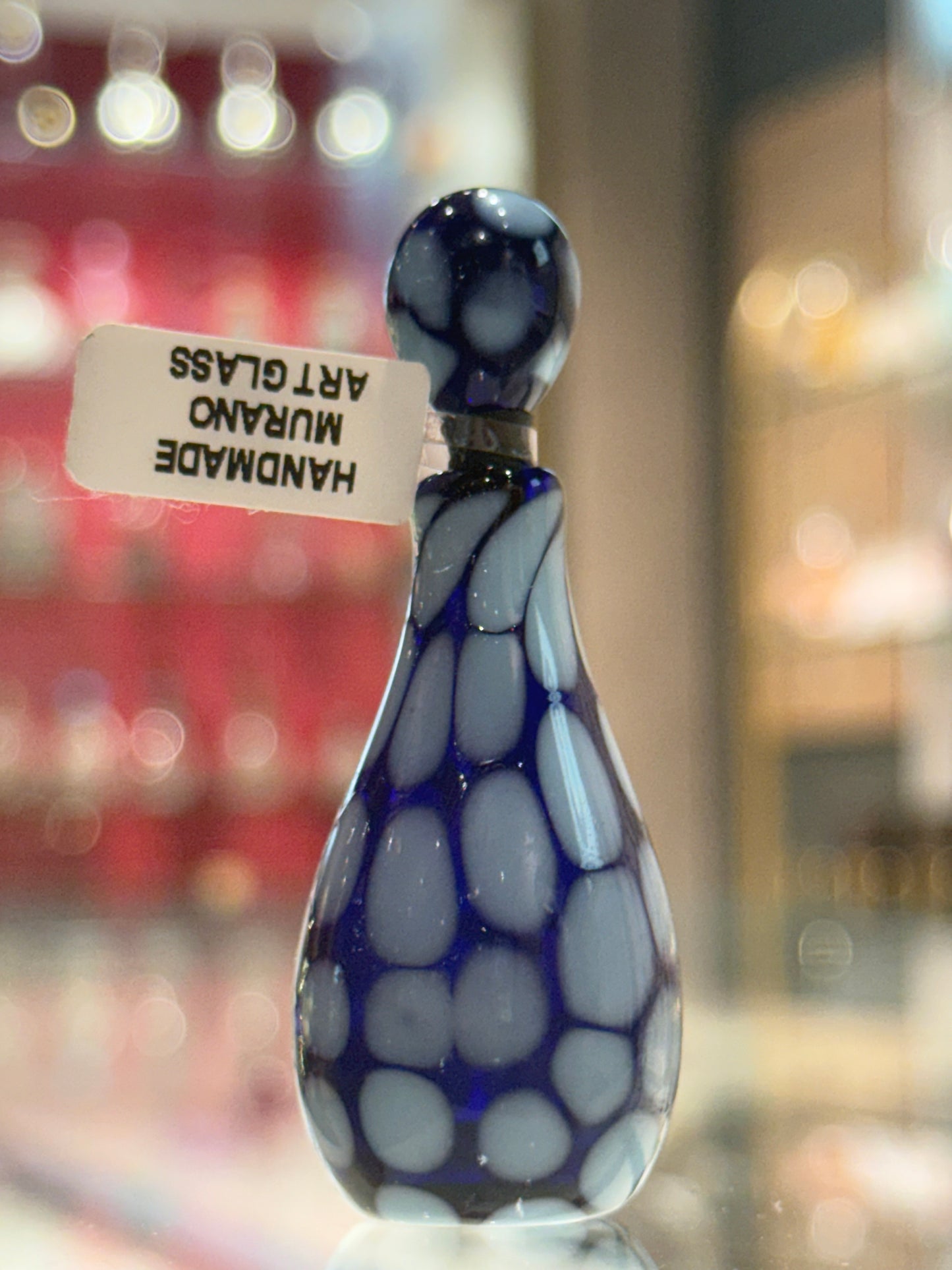 Hand blown Murano Oil Container: - 1 of 1 original Murano. Italy Hand Blown Oil Bottle