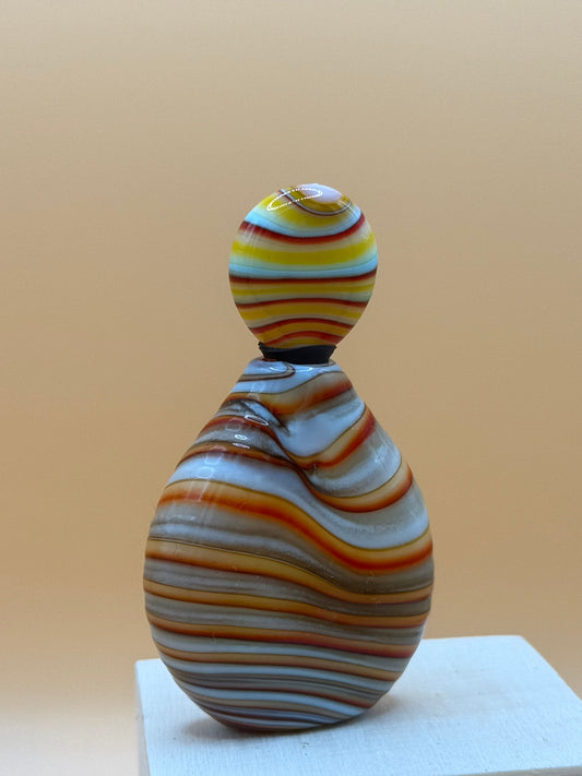 Hand blown Murano Oil Container: - 1 of 1 original Murano. Italy Hand Blown Oil Bottle