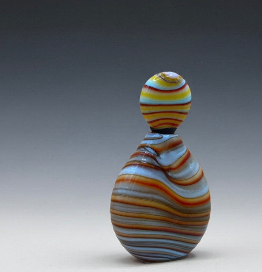 Hand blown Murano Oil Container: - 1 of 1 original Murano. Italy Hand Blown Oil Bottle